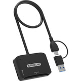 Sitecom eID USB-C en USB-A, Lecteur de carte Noir