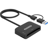 Sitecom eID USB-C en USB-A, Lecteur de carte Noir