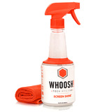Whoosh! Screen Shine Pro nettoyant, Détergent Blanc/Orange, 500 ml, chiffon microfibre antimicrobien, Vente au détail