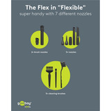 goobay Cordless Mini Vacuum Cleaner Superior, Aspirateur à main Noir