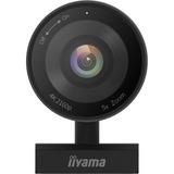 iiyama UC-CAM10PRO-1 professionnelle 4K, Webcam Noir, USB Type-C