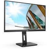 AOC 24P2QM 23.8" Moniteur  Noir, 2x HDMI, 1x Displayport, DVI-D, VGA, USB-A 3.2, USB-B 3.2