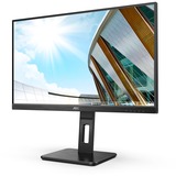 AOC 24P2QM 23.8" Moniteur  Noir, 2x HDMI, 1x Displayport, DVI-D, VGA, USB-A 3.2, USB-B 3.2