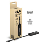 Club 3D CSV-1554, Adaptateur Noir