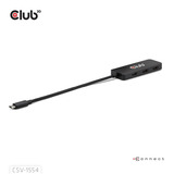Club 3D CSV-1554, Adaptateur Noir