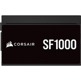 Corsair SF1000, 1000 Watt alimentation  Noir, 3x PCIe, 1x 12VHPWR, Gestion des câbles