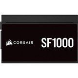 Corsair SF1000 alimentation  modulaire 1000 watt Noir, 1x 12V-2x6, 3x PCIe