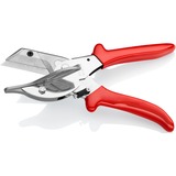 KNIPEX Pince pour coupes obliques 94 35 215, Tenailles de cran avec gaines en plastique, chromée