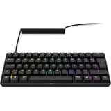 Sharkoon SKILLER SGK50 S4 Gen2 PBT RGB clavier gaming mécanique Noir, Layout BE (AZERTY), Gateron G Pro 3.0 Yellow, 60%, Hot-swappable
