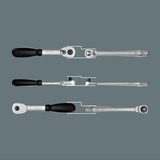 Wera 8100 SB 11 Zyklop Jeu de cliquets métalliques, 3/8", Set d'outils Noir/Vert, Clé à cliquet 29 pièces, tout métal, à carré d'entraînement