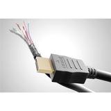 goobay Câble HDMI 2.0 haute vitesse avec Ethernet Noir, 10 mètres