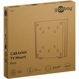 goobay Support mural TV Caravan FIXE (S), 13 à 27 pouces Noir