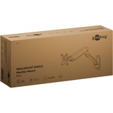 goobay Support mural pour écran simple, 17 à 32 pouces Noir