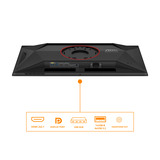 AOC AOC Q27G4ZD QD-OLED 27" Moniteur gaming  Noir/Rouge, 2x HDMI, 1x DisplayPort, USB-A, USB-B, 240 Hz