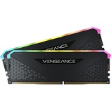 Corsair 16 Go DDR4-3200 Kit, Mémoire vive Noir, CMG16GX4M2E3200C16, Vengeance RGB RS, XMP 2.0