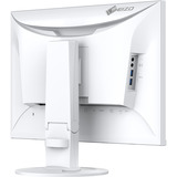 EIZO FlexScan EV2410R 24.1" Moniteur  Blanc, HDMI, DisplayPort, DVI-D, VGA, 4x USB-A, USB-B
