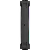 Fractal Design Momentum 14 RGB 3-pack Black, Ventilateur de boîtier Noir, Connecteur PWM à 4 broches, ARGB Gen 2 (20 LED)