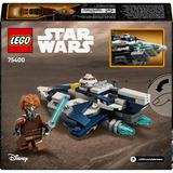 LEGO Star Wars - Microfighter Jedi Starfighter de Plo Koon, Jouets de construction 75400