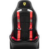 Next Level Racing Elite ES1 - Scuderia Ferrari edition, Siège de course Noir/Rouge
