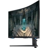 Samsung Odyssey G6 G65B 32" Moniteur gaming Noir, 1x DisplayPort, 2x HDMI, 2x USB-A, 1x RJ-45, 240 Hz