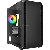 Sharkoon MK2 RGB boîtier mini tower Noir | 2x USB-A | 1x USB-C | RGB | Verre Trempé