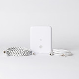 Shelly Flood Gen4, Détecteur d'eau Blanc, Wi-Fi, Zigbee, Bluetooth, détection fuites