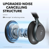 Anker Space One casque over-ear Noir, Bluetooth 5.3, Adaptive ANC, 40 mm