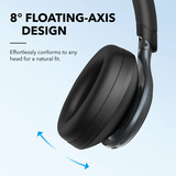 Anker Space One casque over-ear Noir, Bluetooth 5.3, Adaptive ANC, 40 mm