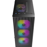 Antec AX27 RGB Elite boîtier midi tower Noir | 3x USB-A | Window