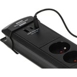 Brennenstuhl Premium-Line multiprise à 4 prises avec usb Noir, 4x prises, 2x USB-C, 1x USB-A