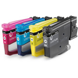 Brother LC527XLVAL Cartouche d'encre d'origine, pack économique pack économique, Rendement élevé (XL), Noir, Cyan, Magenta, Jaune, Encre à pigments, Encre à pigments, 4 pièce(s), Value pack
