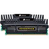 Corsair 8 Go DDR3-1600 Kit, Mémoire vive Noir, CMZ8GX3M2A1600C9, Vengeance Black, XMP, Lite retail, Détail Lite