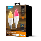 Govee Smart Bulb E14 (2-pack), Lampe Wi-Fi 2.4GHz + Bluetooth
