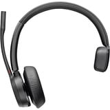 HP Poly Voyager 4310-M TC on-ear headset casque  Noir, Bluetooth, USB-C, ANC, Teams Certified