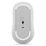 Lenovo LNV Yoga Blueth Silent Mouse Seashell, Souris Blanc/gris