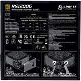 Lian Li Rotational Shift 1200G + Hub alimentation  modulaire 1200 watt Noir, 1x 12V-2x6, 4x PCIe, Hub 4x connecteurs USB