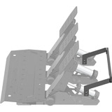 MOZA SRP2 rear support bracket Noir, Acier, réglable