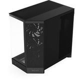 NZXT Flow H9 boîtier midi tower Noir (Mat) | 2x USB-A | 1x USB-C | Verre Trempé