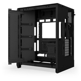 NZXT Flow H9 boîtier midi tower Noir (Mat) | 2x USB-A | 1x USB-C | Verre Trempé