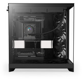 NZXT Flow H9 boîtier midi tower Noir (Mat) | 2x USB-A | 1x USB-C | Verre Trempé