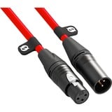 Rode Microphones XLR-3, Câble Rouge, 3 mètres