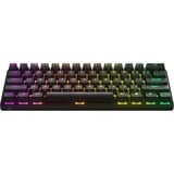 SteelSeries Apex Pro Mini Wireless RGB clavier gaming mécanique Noir, Layout FR (AZERTY), SteelSeries OmniPoint 2.0, 60%, Double-shot PBT