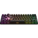 SteelSeries Apex Pro Mini Wireless RGB clavier gaming mécanique Noir, Layout FR (AZERTY), SteelSeries OmniPoint 2.0, 60%, Double-shot PBT