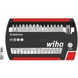 Wiha 29417, Set d'embouts de vissage Noir/Rouge