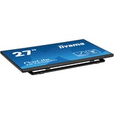 iiyama ProLite T2755QSC-B1 27" Moniteur tactile Noir, 1x DisplayPort, 1x HDMI, 2x USB-A