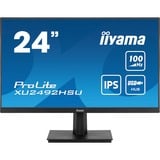iiyama ProLite XU2492HSU-B6 24" Moniteur  Noir (Mat), HDMI, DisplayPort, USB, Audio