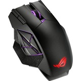 ASUS ROG Spatha X souris Droitier RF Wireless + USB Type-A Optique 19000 DPI, Souris gaming Noir, Droitier, Optique, RF Wireless + USB Type-A, 19000 DPI, Noir