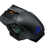 ASUS ROG Spatha X souris Droitier RF Wireless + USB Type-A Optique 19000 DPI, Souris gaming Noir, Droitier, Optique, RF Wireless + USB Type-A, 19000 DPI, Noir