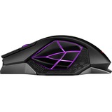 ASUS ROG Spatha X souris Droitier RF Wireless + USB Type-A Optique 19000 DPI, Souris gaming Noir, Droitier, Optique, RF Wireless + USB Type-A, 19000 DPI, Noir