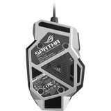 ASUS ROG Spatha X souris Droitier RF Wireless + USB Type-A Optique 19000 DPI, Souris gaming Noir, Droitier, Optique, RF Wireless + USB Type-A, 19000 DPI, Noir
